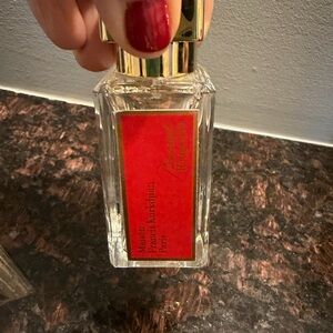 Maison Francis Kurkdjian Red and Gold Perfume Bottle - only used a few times!
